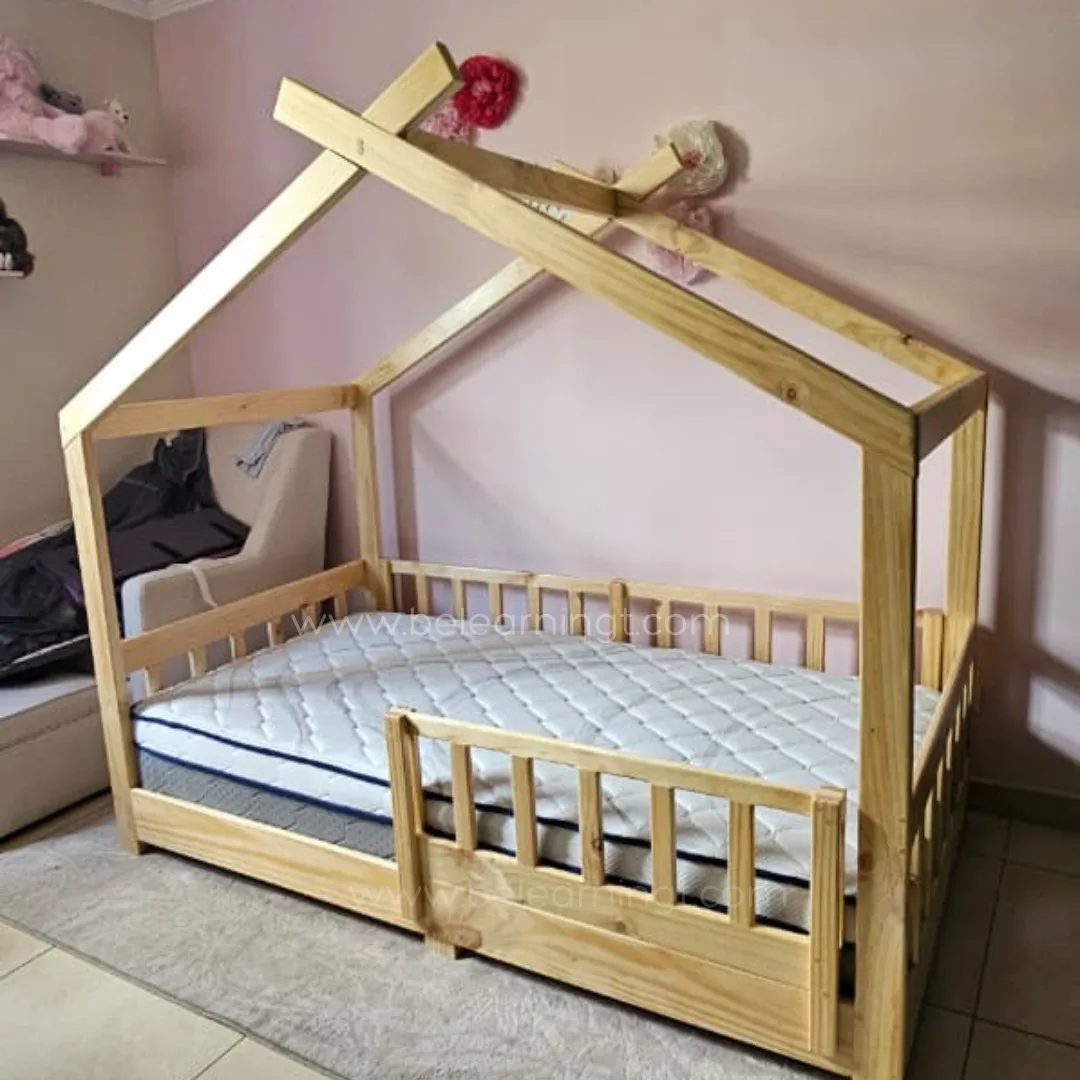 Cama Casita de Sueños (Con barandas)