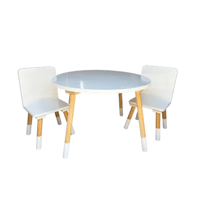 Mesa de Juegos Redonda + 2 sillas