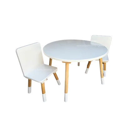 Mesa de Juegos Redonda + 2 sillas