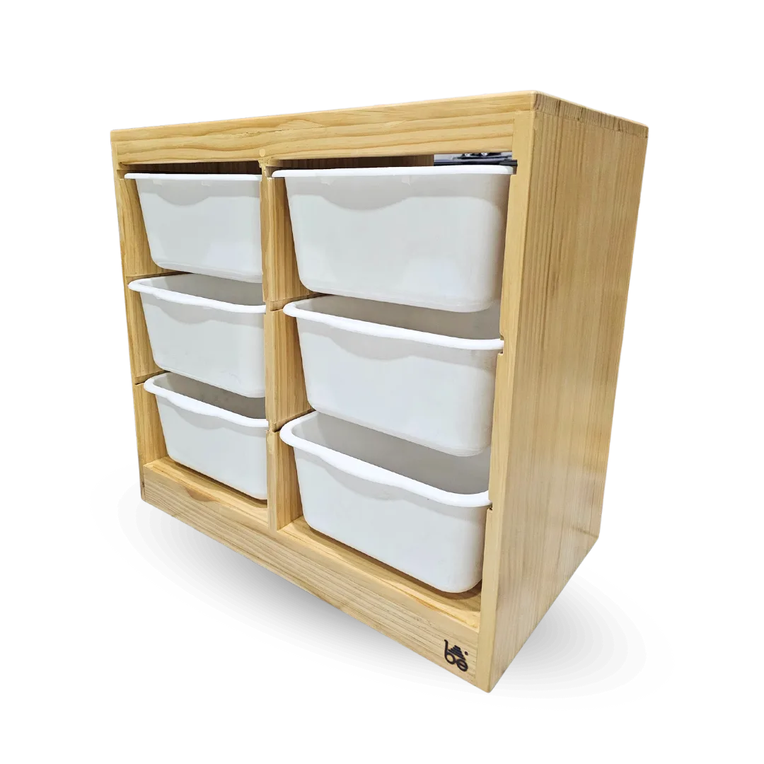 Organizador de 6 cajas